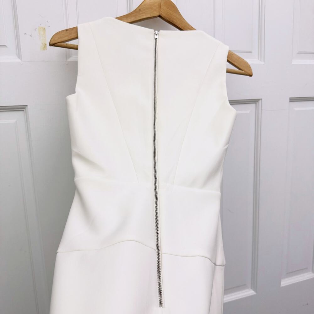 REISS Lola Quilted Fit & Flare Dress - Picture 10 of 12